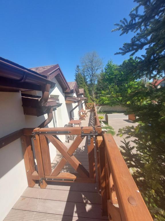 Balkón nebo terasa v ubytování Pokoje Gościnne "Justyna" - Podlesice 34