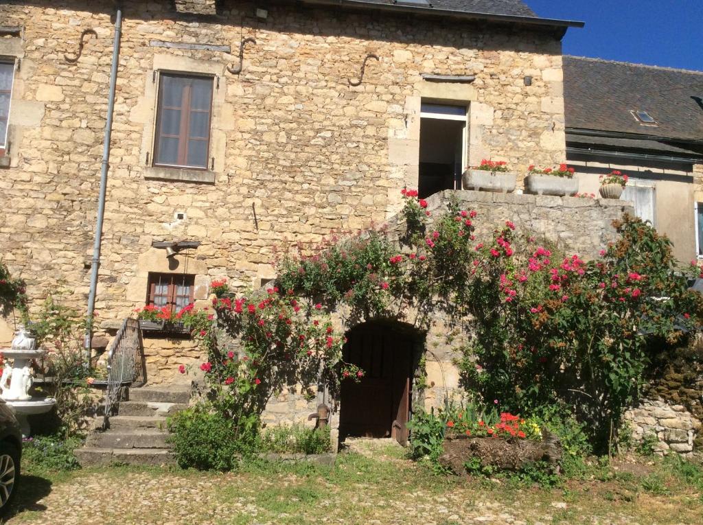 Zahrada ubytování ferme de Bournazel