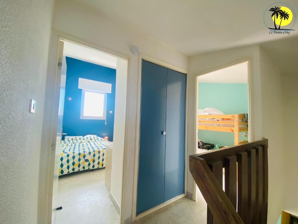 Posteľ alebo postele v izbe v ubytovaní T4 Le Trente Cinq 3 chambres & climatisation