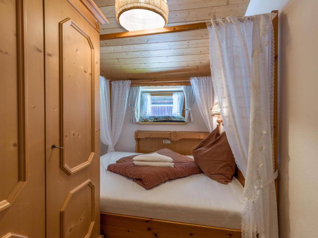 Letto o letti in una camera di Weitblick