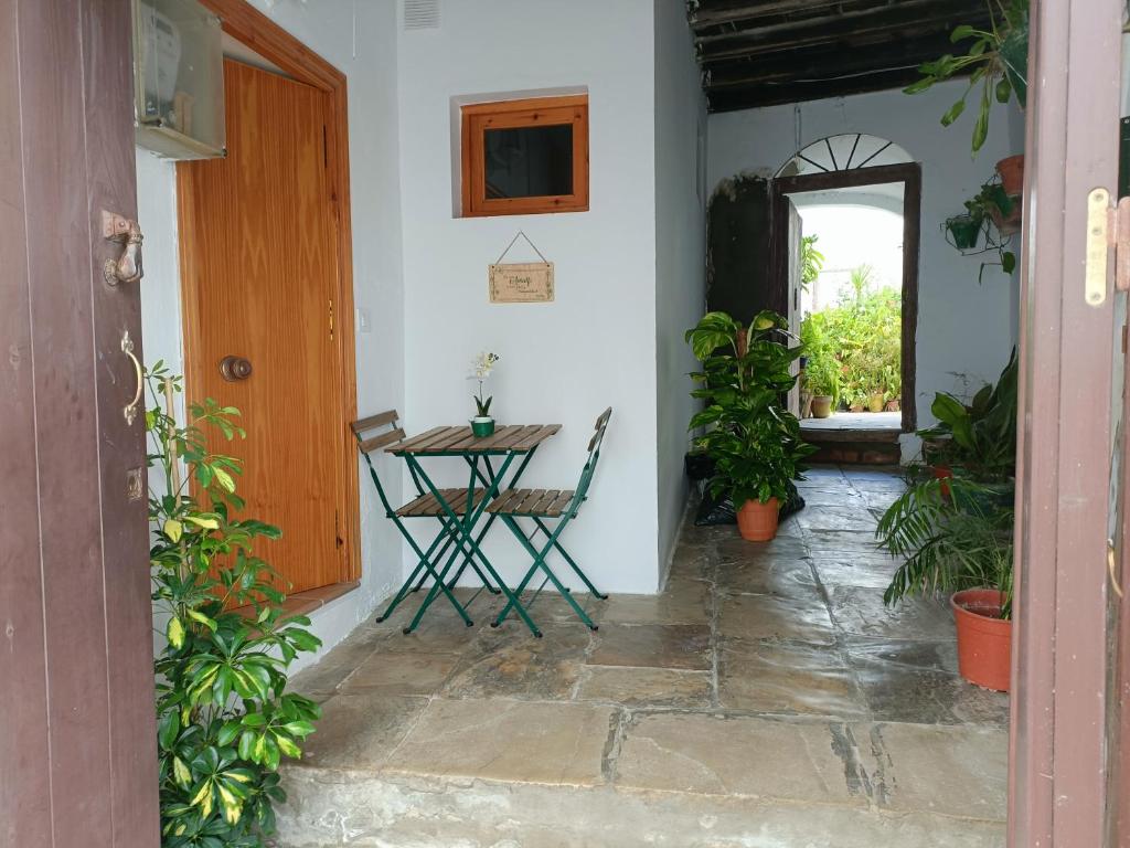 A patio or other outdoor area at Casa AMALFi, Coqueta casa Centro histórico de Vejer