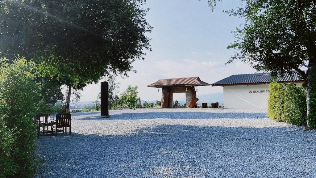 29ฮีลลิ่ง สเปซ - Chambre Lit Queen-Size Avec Vue Sur Jardin