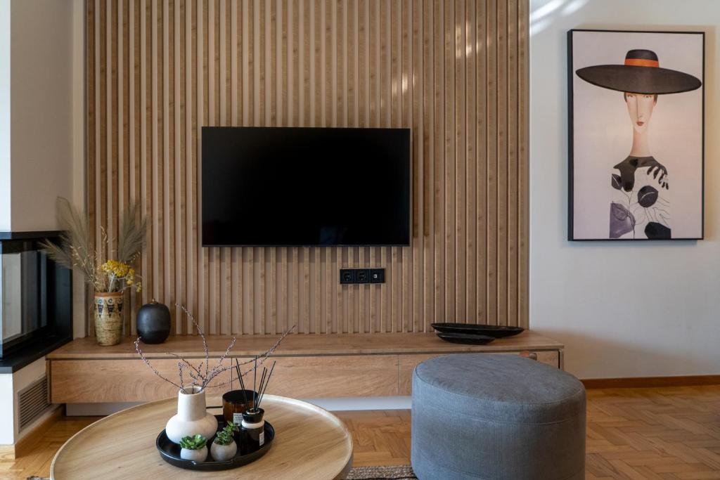 TV a/nebo společenská místnost v ubytování Seventh Floor