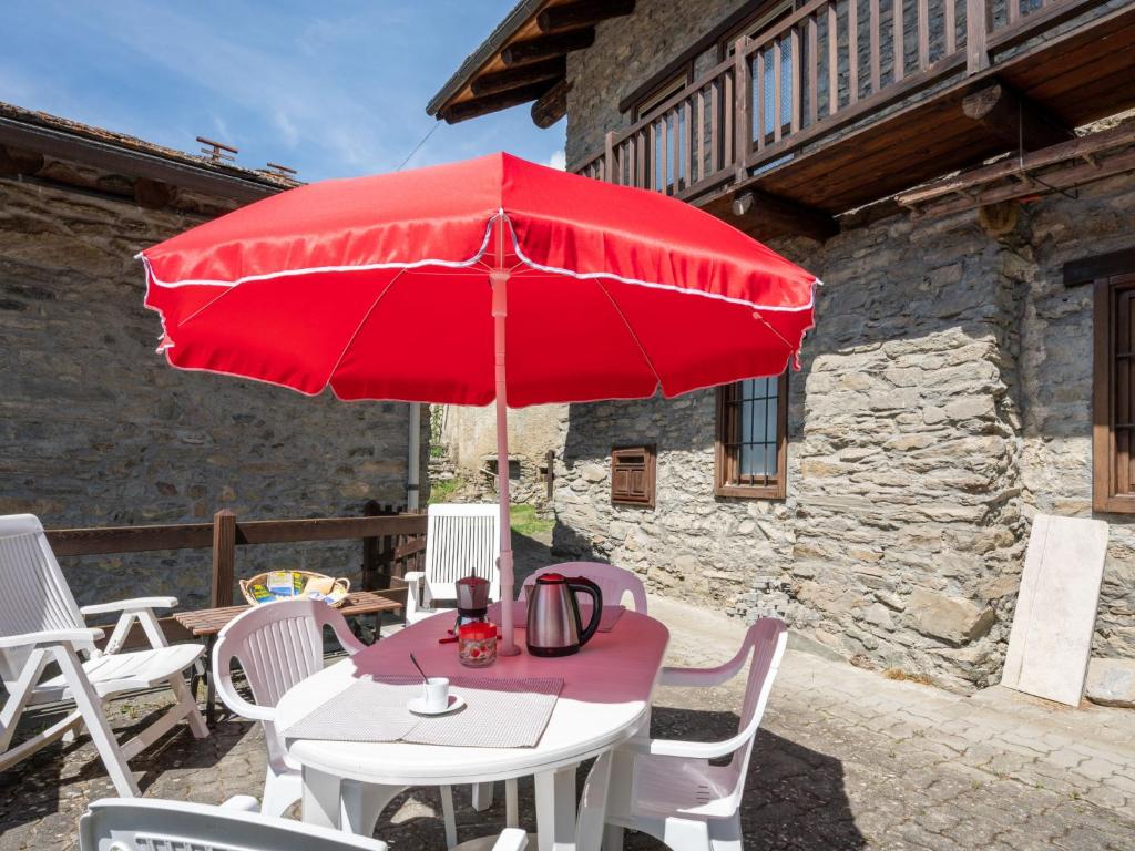 A patio or other outdoor area at Apartment Remondet 20 by Interhome