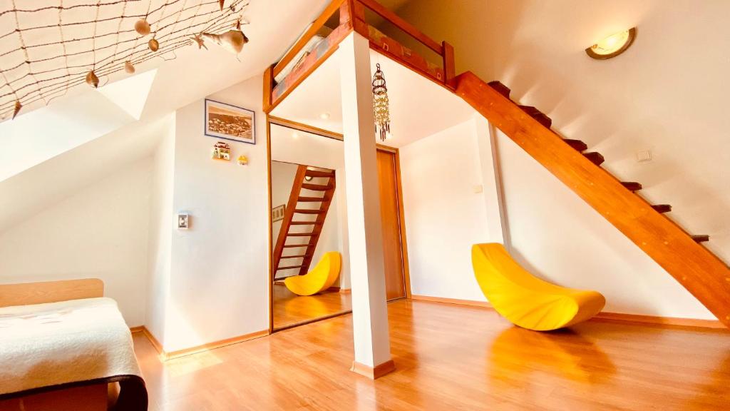 Zdjęcie z galerii obiektu Sonnige Maisonette-Wohnung mit Blick auf die Bucht w Dziwnowie