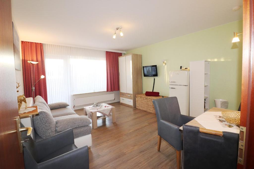 Istumisnurk majutusasutuses Haus Laura Wohnung 2