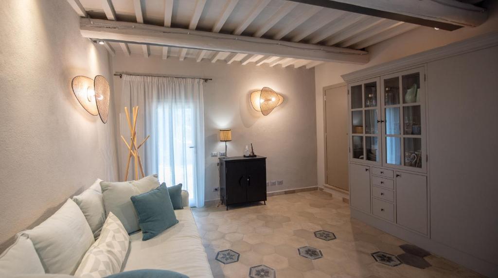 Część wypoczynkowa w obiekcie Il Molino Carlotta House