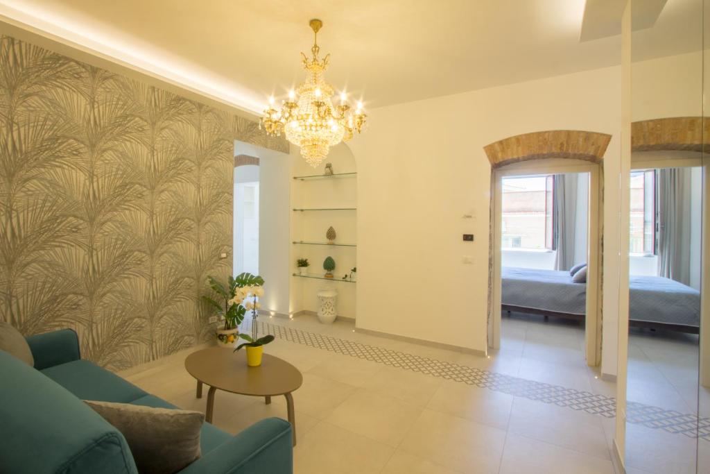 Posteľ alebo postele v izbe v ubytovaní Villa Valverde Apartments e B&B