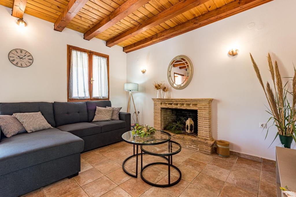 Posezení v ubytování Casa Koukounaria
