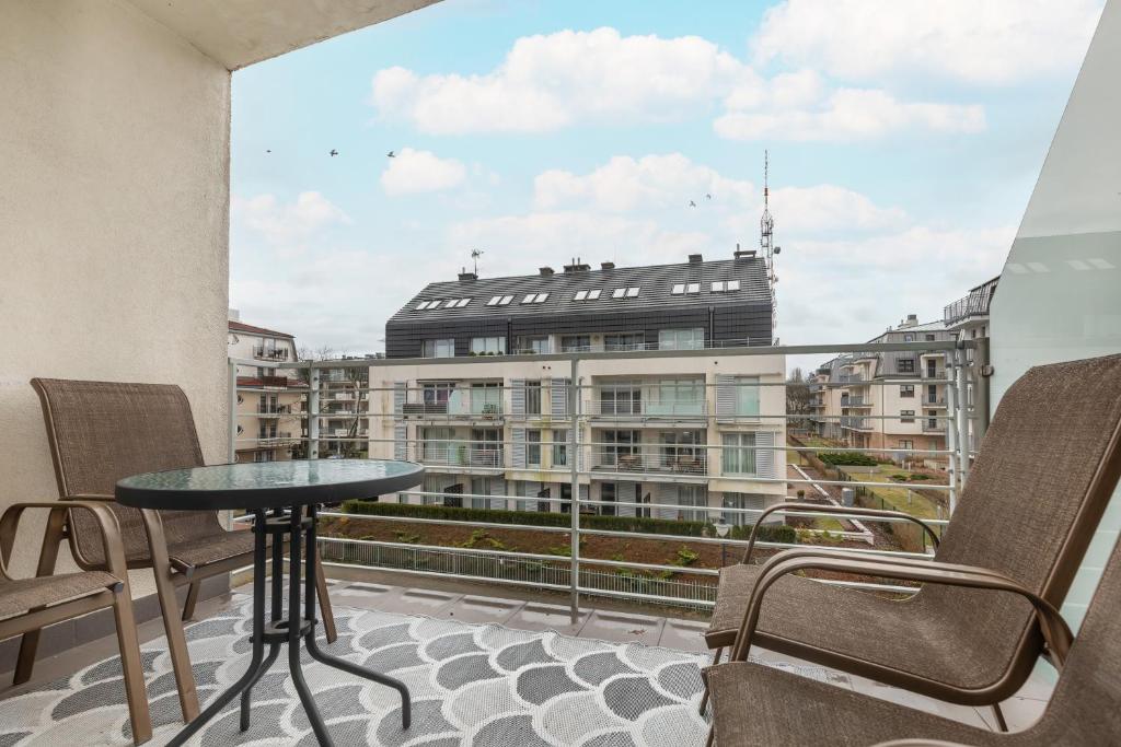 Balkón alebo terasa v ubytovaní Apartamenty Casa Marina