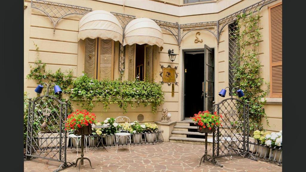 Zahrada ubytování Antica Locanda Leonardo