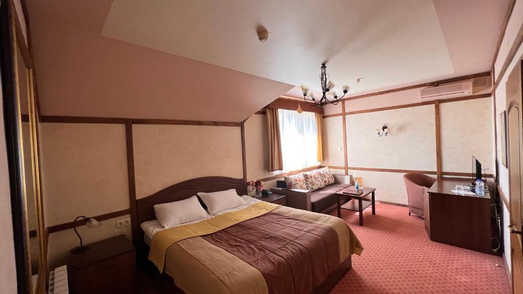 Postel nebo postele na pokoji v ubytování Hotel Complex Bahus