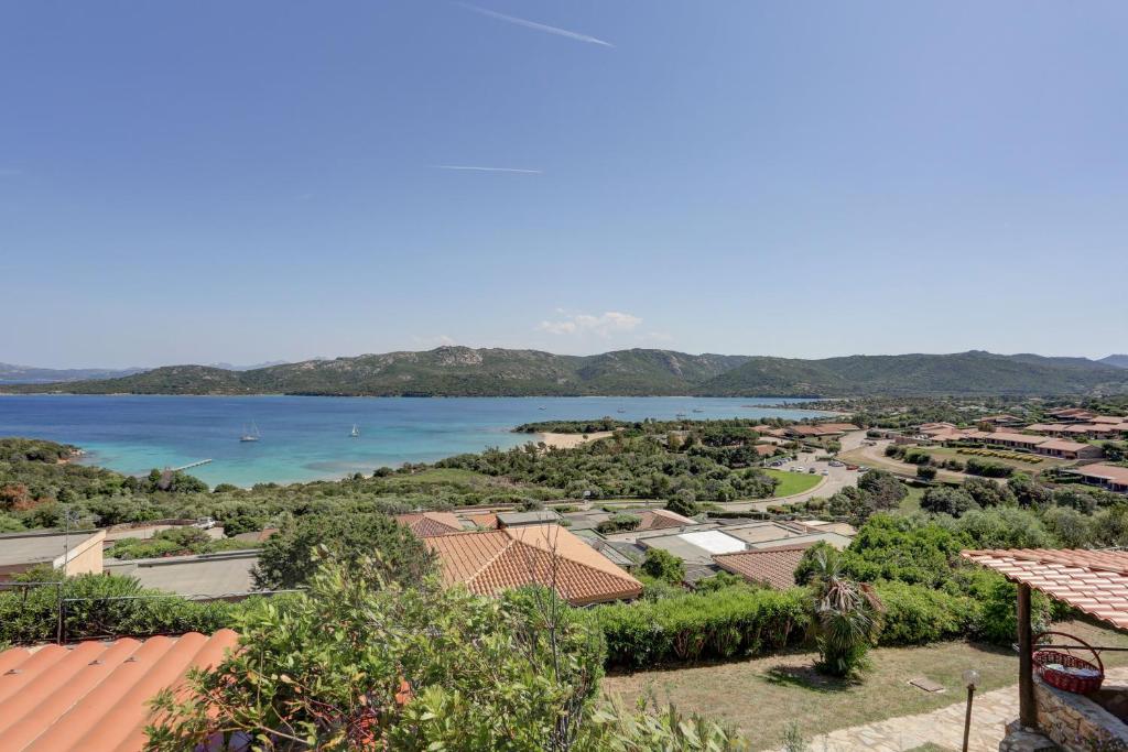 a view of a town and the water at VILLA MARIA - CAPO D'ORSO - HOME and MORE in Palau