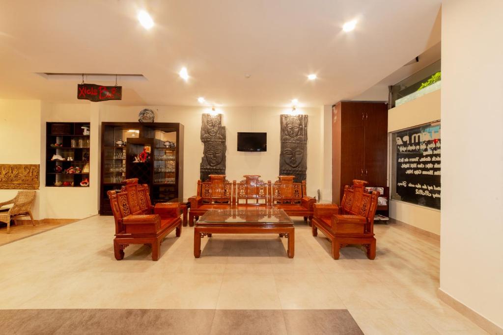 Posezení v ubytování Gold Coast Da Nang Hotel