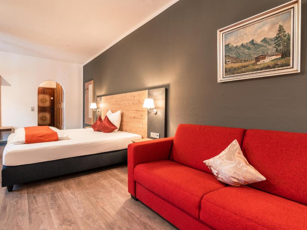 Postel nebo postele na pokoji v ubytování Hotel Heißenhof