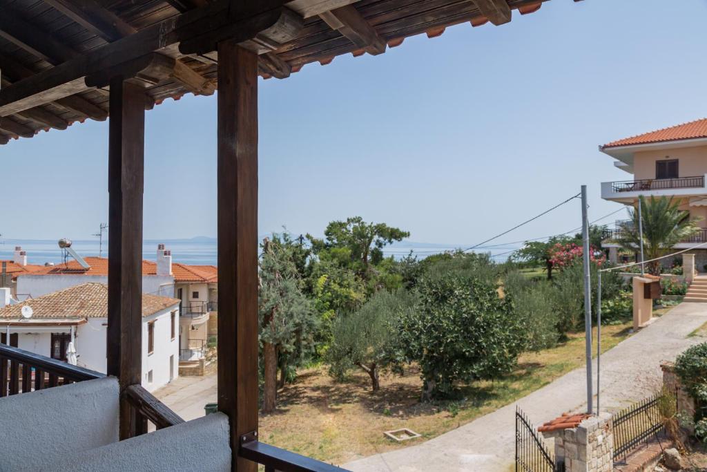 a view from the balcony of a house at Maisonette “The White Rabbit” Afitos in Afitos