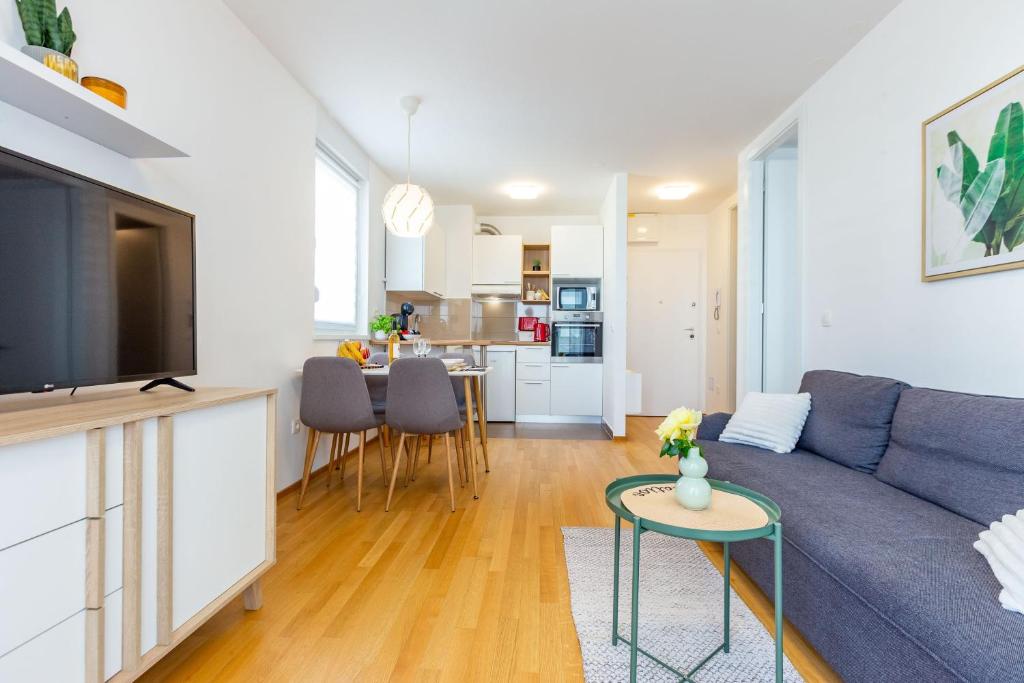 Kuchyňa alebo kuchynka v ubytovaní VK-Zadar apartman w balcony