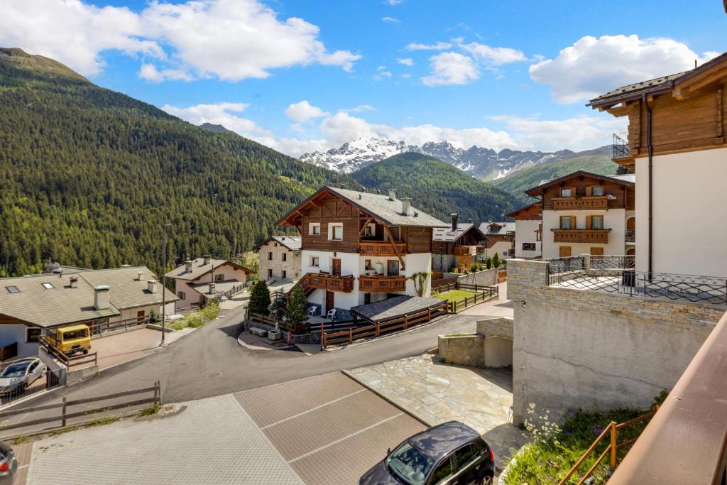 Nespecifikovaný výhled na hory nebo výhled na hory při pohledu z apartmánu