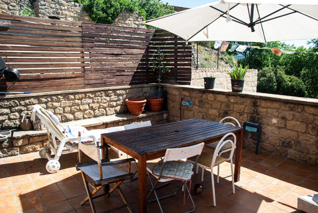 Balkón nebo terasa v ubytování Casa Jalón