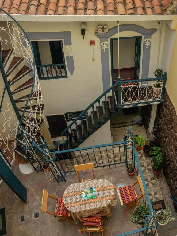 Balkón nebo terasa v ubytování Rituales Inn Cusco - San Blas