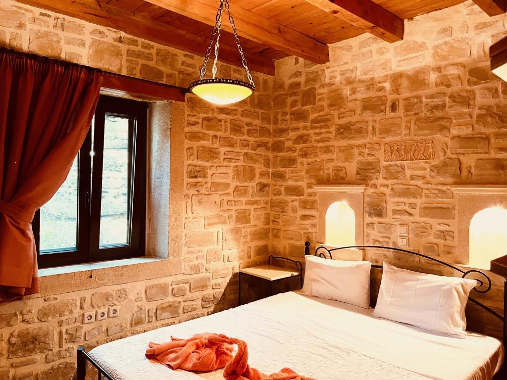 Postel nebo postele na pokoji v ubytování Villa Olympia - Villa Erato