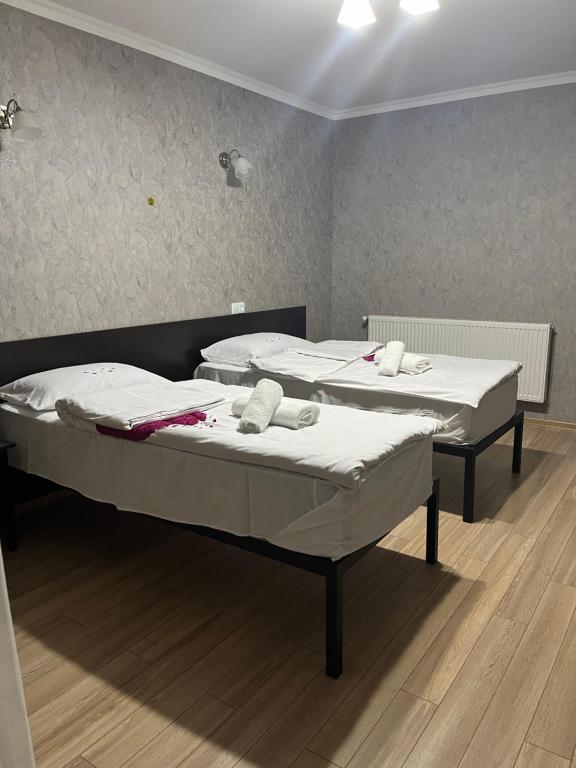 Postel nebo postele na pokoji v ubytování Roza Guesthouse