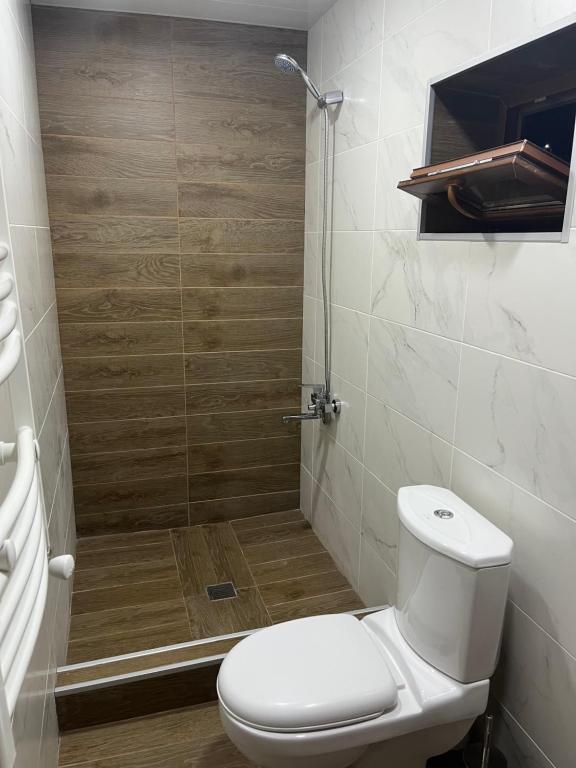 Koupelna v ubytování Roza Guesthouse