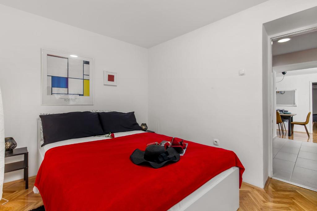Postel nebo postele na pokoji v ubytování Apartment Sancti Viti