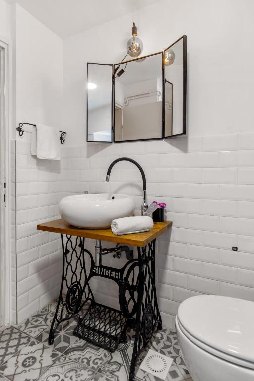 Koupelna v ubytování Apartment Sancti Viti