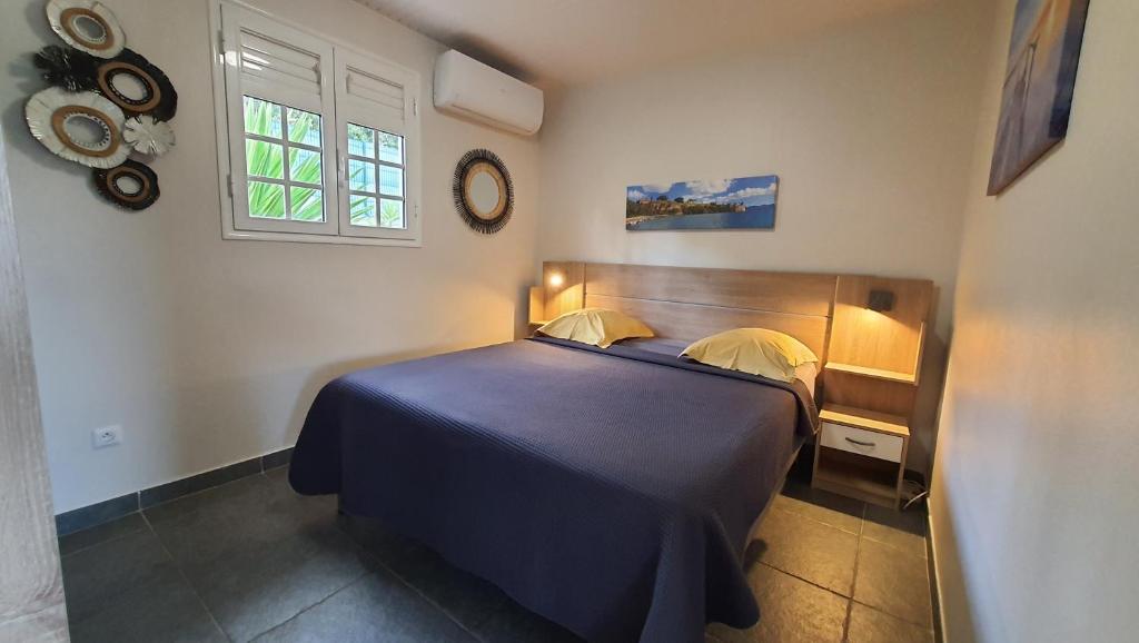 Postel nebo postele na pokoji v ubytování Les Terrasses du Cap
