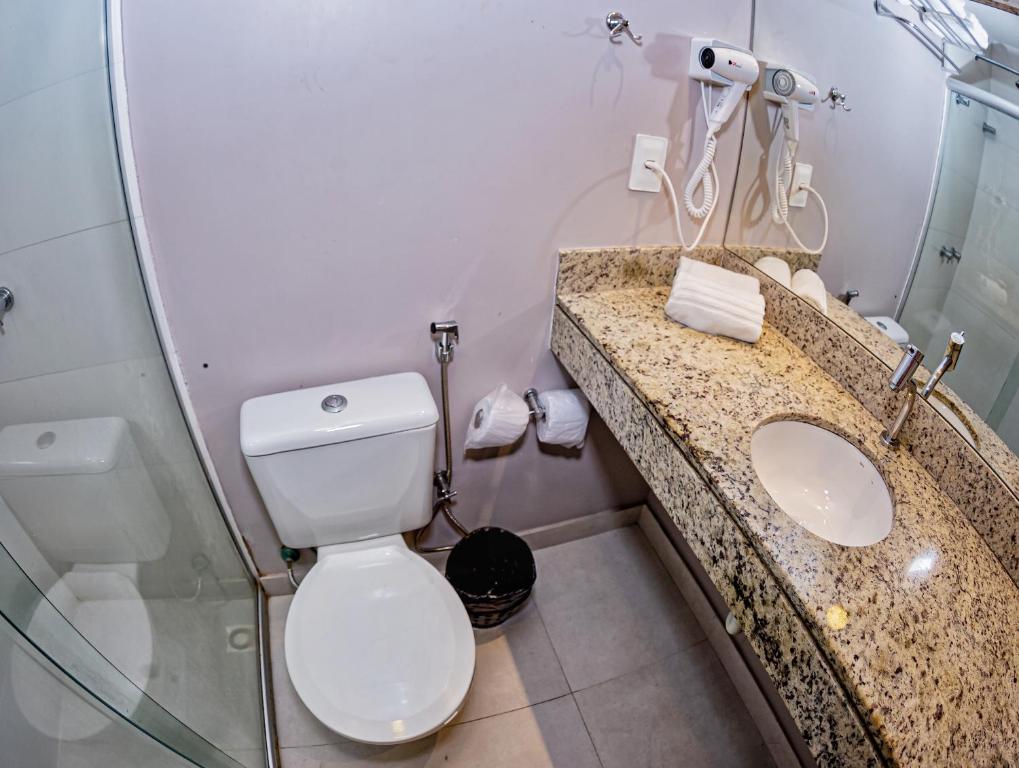 Koupelna v ubytování B Hotel Salvador