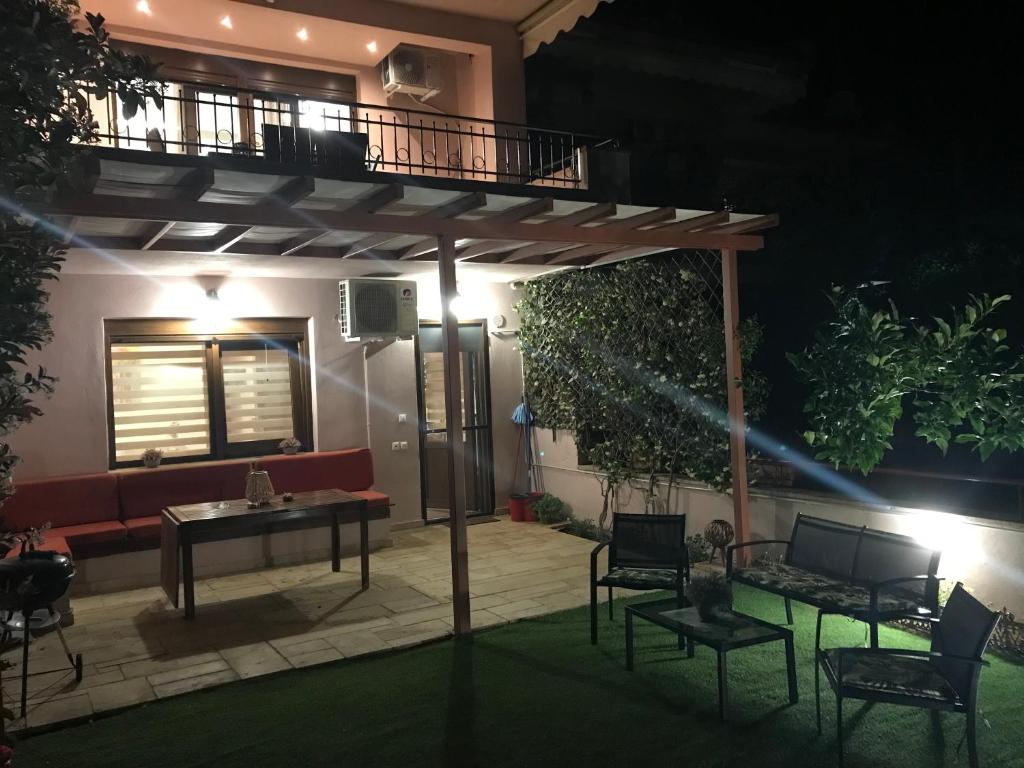 Zahrada ubytování TwinStars Maisonette