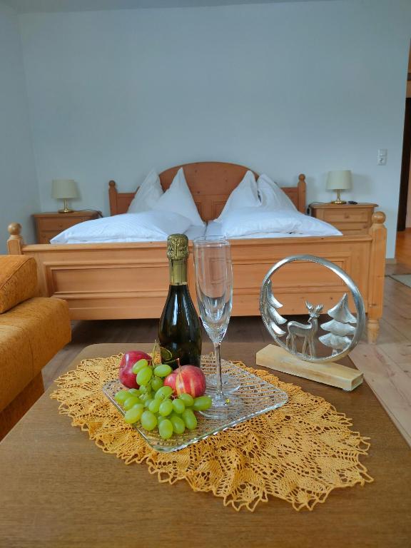Nápoje v ubytování Landhaus Wörgartner