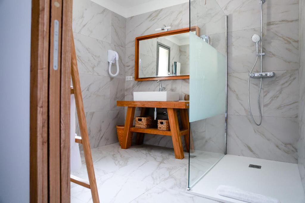 Koupelna v ubytování U San Daniellu villas et chambres