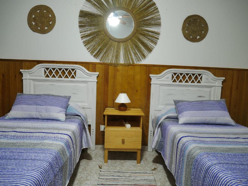 Postel nebo postele na pokoji v ubytování Mary's Home