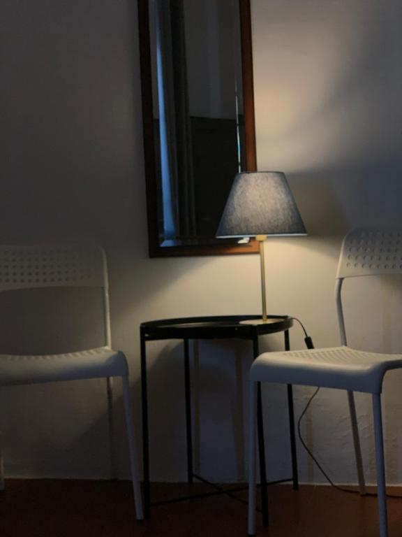 Posezení v ubytování Short Stop Room