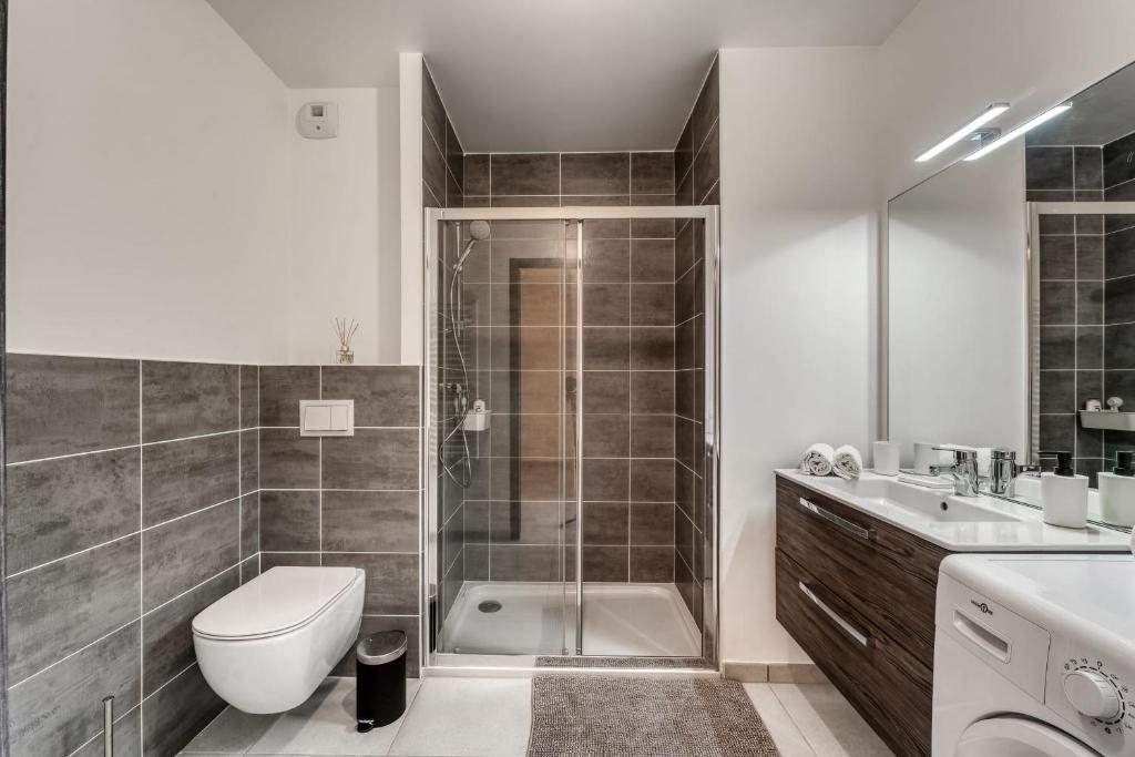Kúpeľňa v ubytovaní Emergence - Beautiful studio for 2 people balcony and garage