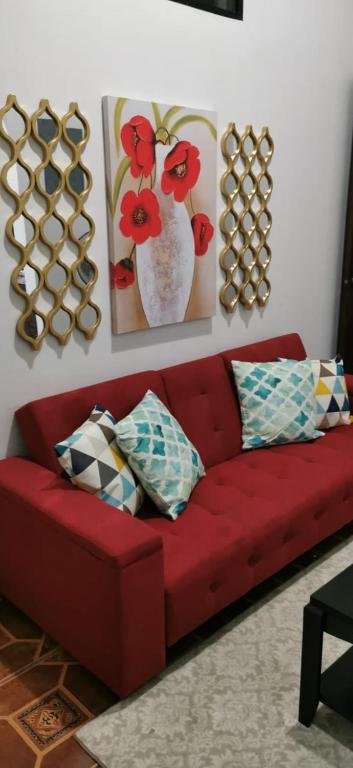 Posezení v ubytování APARTAMENTOS CASCO HISTORICO COMAYAGUA