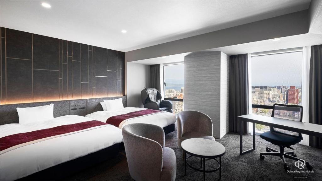Travel Proud Daiwa Roynet Hotel Kagoshima Tenmonkan PREMIER - former Daiwa Roynet Hotel Kagoshima Tenmonkan - Chambre Double Exécutive (2 Adultes) - Non-Fumeur