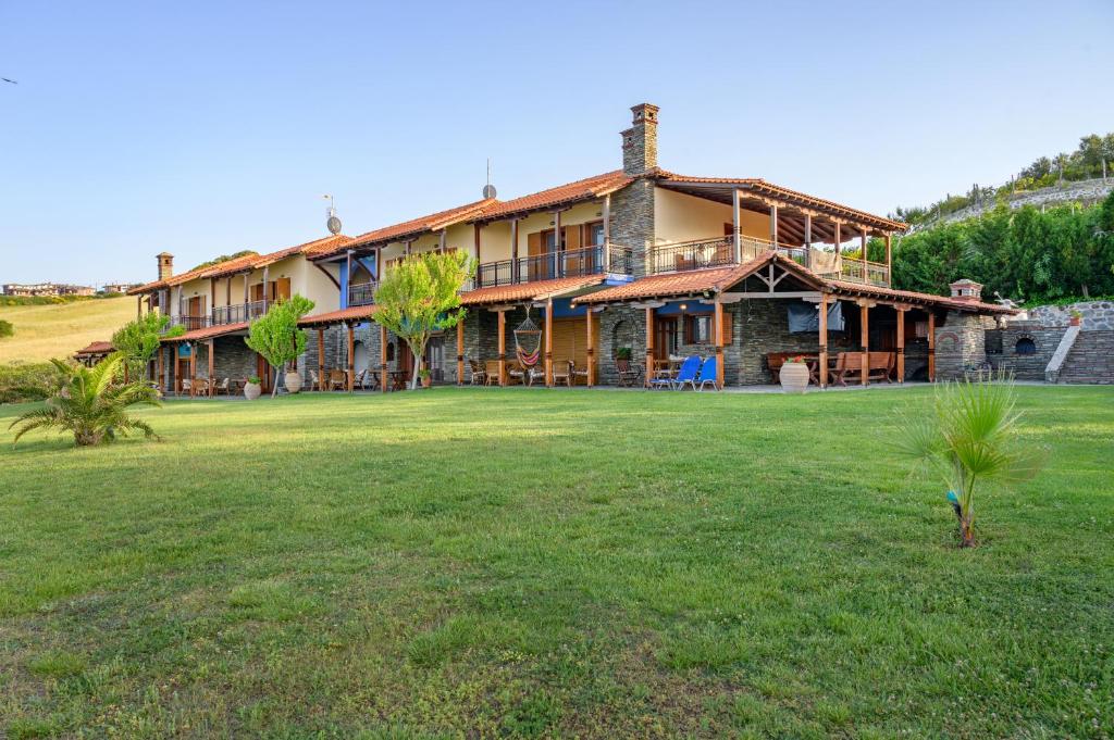 Zahrada ubytování Mpalmpanas Villas