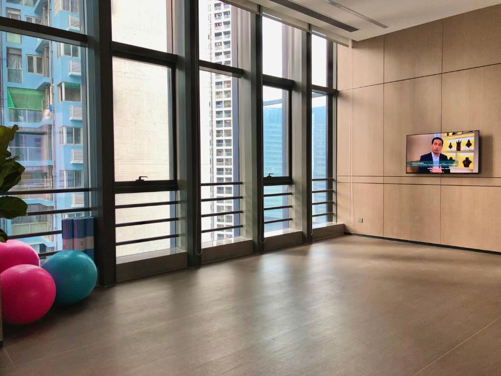Ascott M-City Foshan的电视和/或娱乐中心
