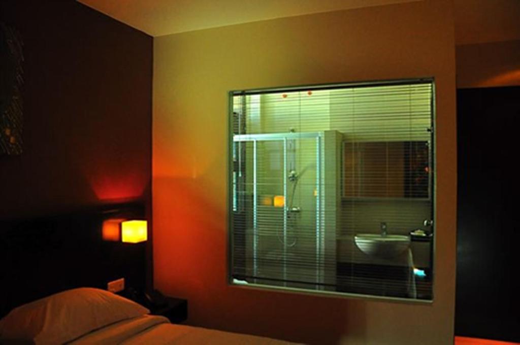 Koupelna v ubytování Tat Place Hotel