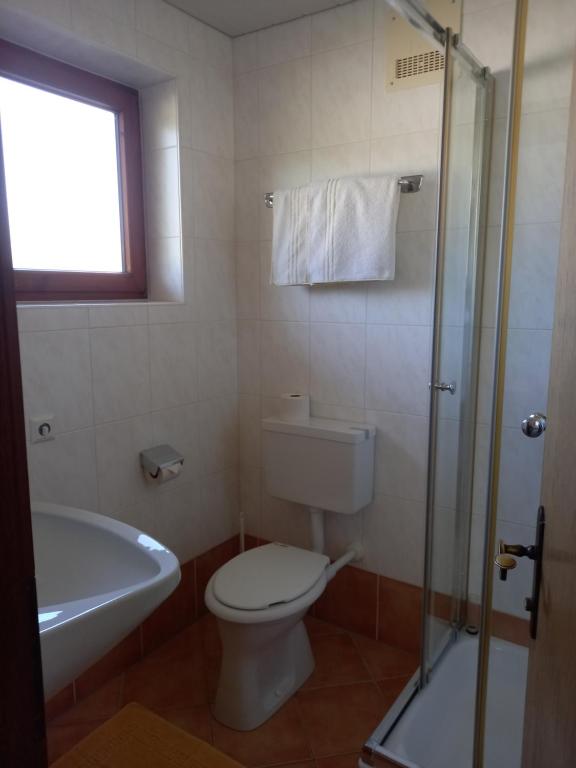 Koupelna v ubytování Landhaus Wieser