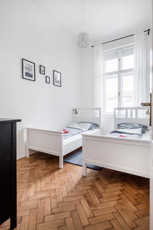 Posteľ alebo postele v izbe v ubytovaní Perfectday1 Budapest