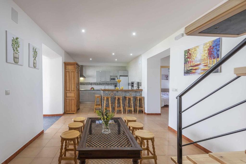 Kuchyň nebo kuchyňský kout v ubytování Casa Rural Maimones