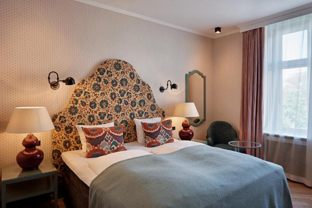 Voodi või voodid majutusasutuse Fiftyseven Hotel Copenhagen toas