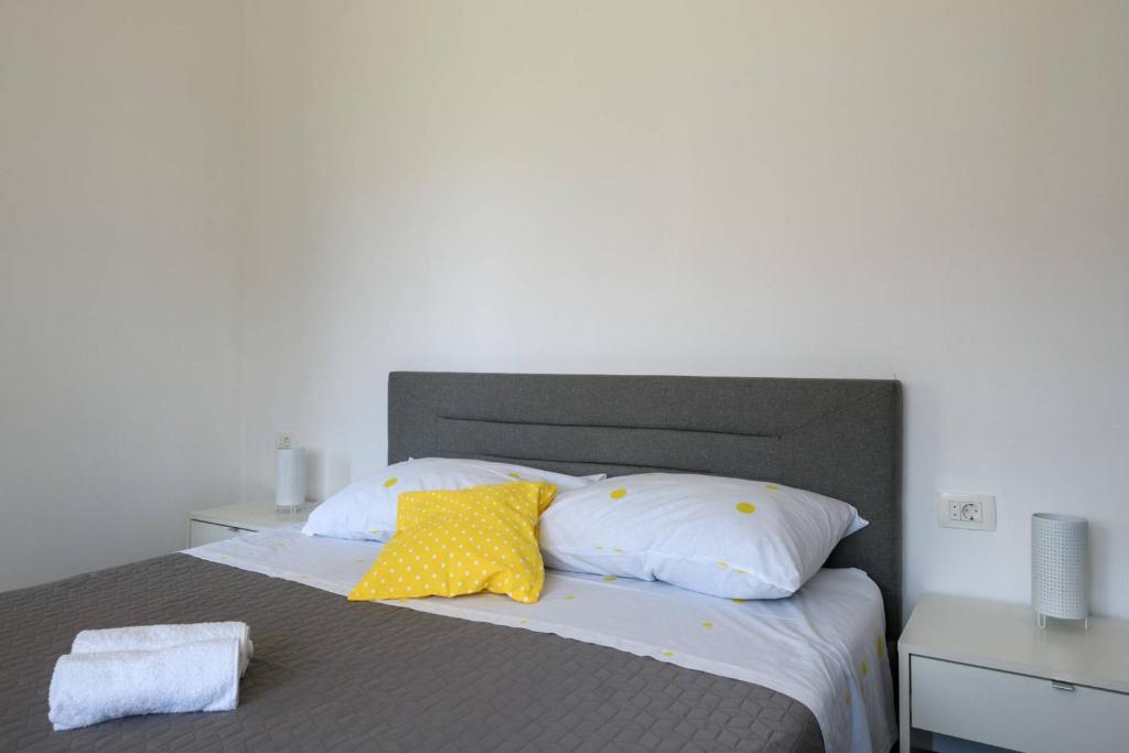 Postel nebo postele na pokoji v ubytování Holiday house Boky