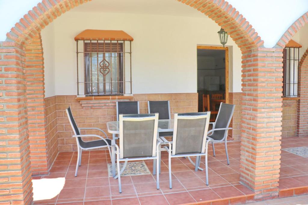 Patio nebo venkovní prostory v ubytování Chalet La Florida