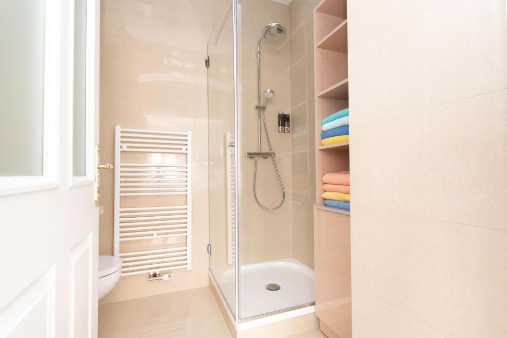 Kúpeľňa v ubytovaní Comfortable Apartments Vienna 1100 with contactless Check-in