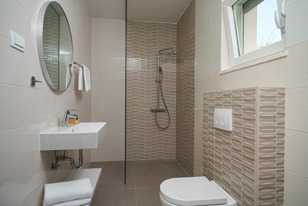 Kúpeľňa v ubytovaní Villa Porta